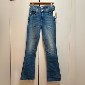 MOTHER Anthropologie The Runaway Fray Jeans